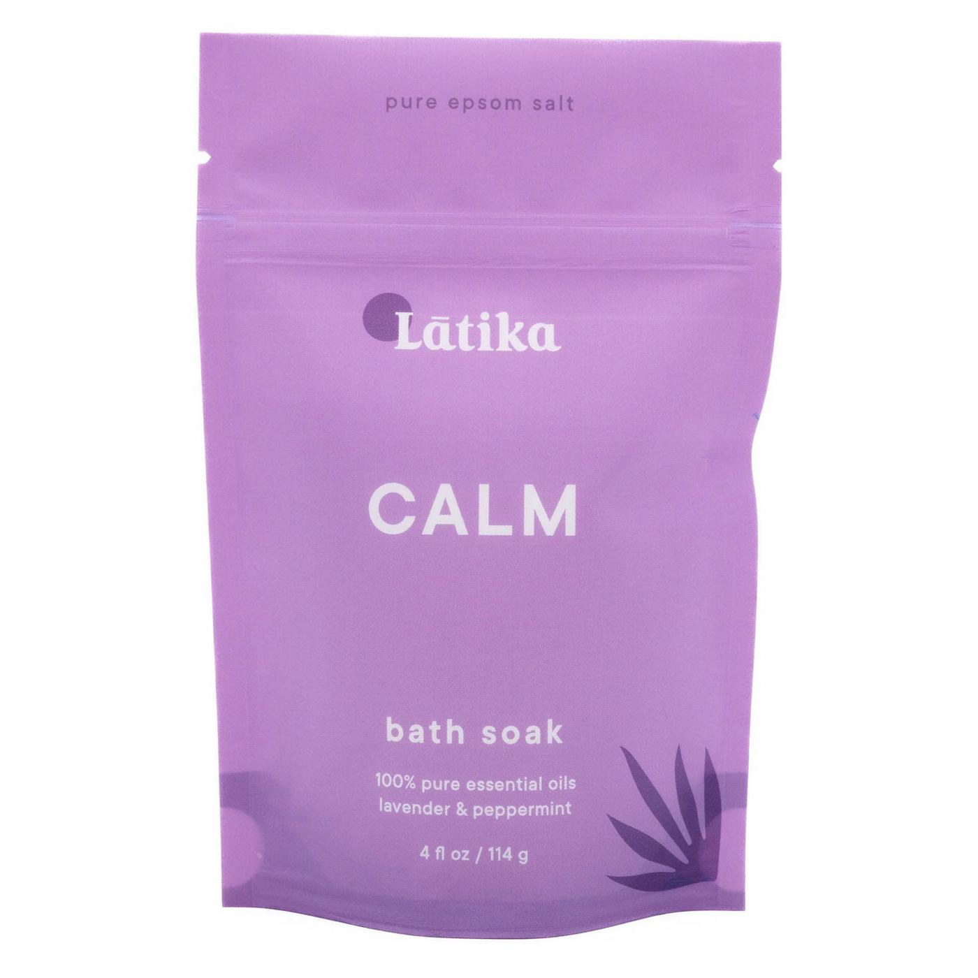 Latika Body Essentials Calm Salt Bath Soak Made With Pure Essential Oils; image 1 of 4