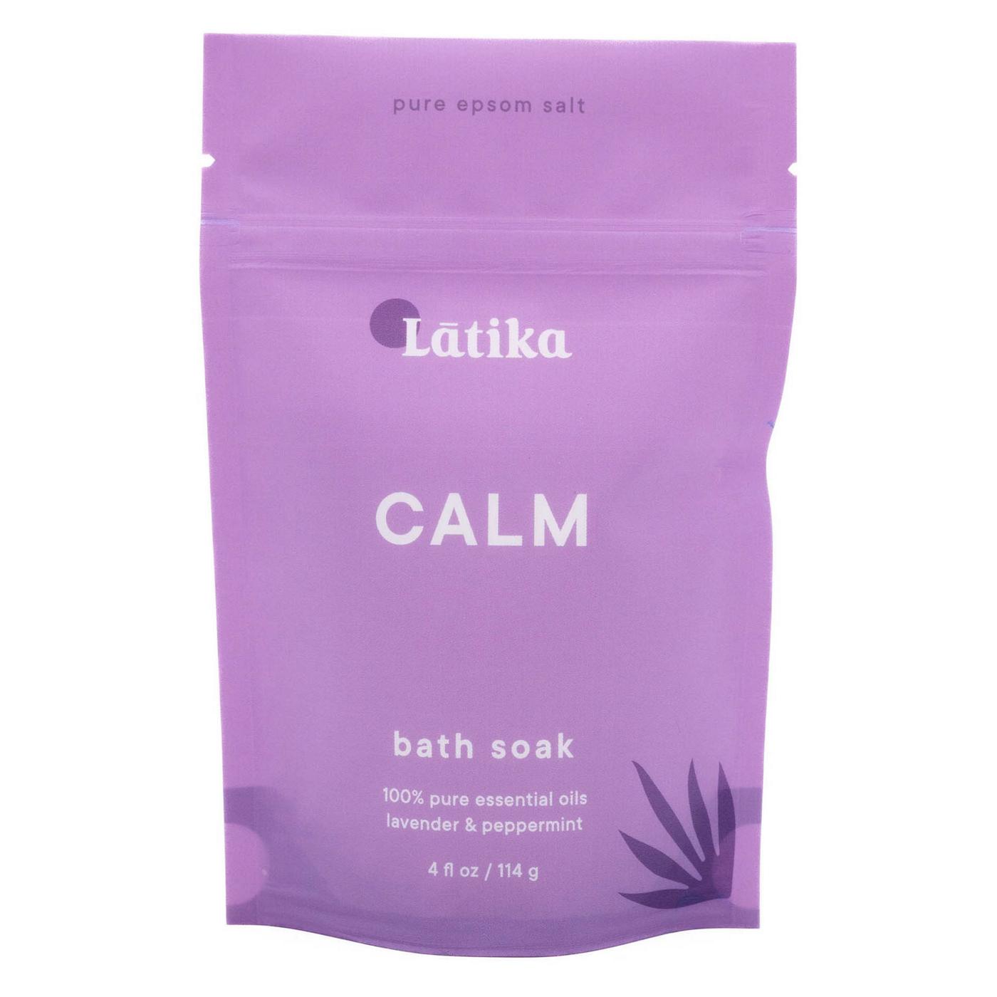 Latika Body Essentials Calm Salt Bath Soak Made With Pure Essential