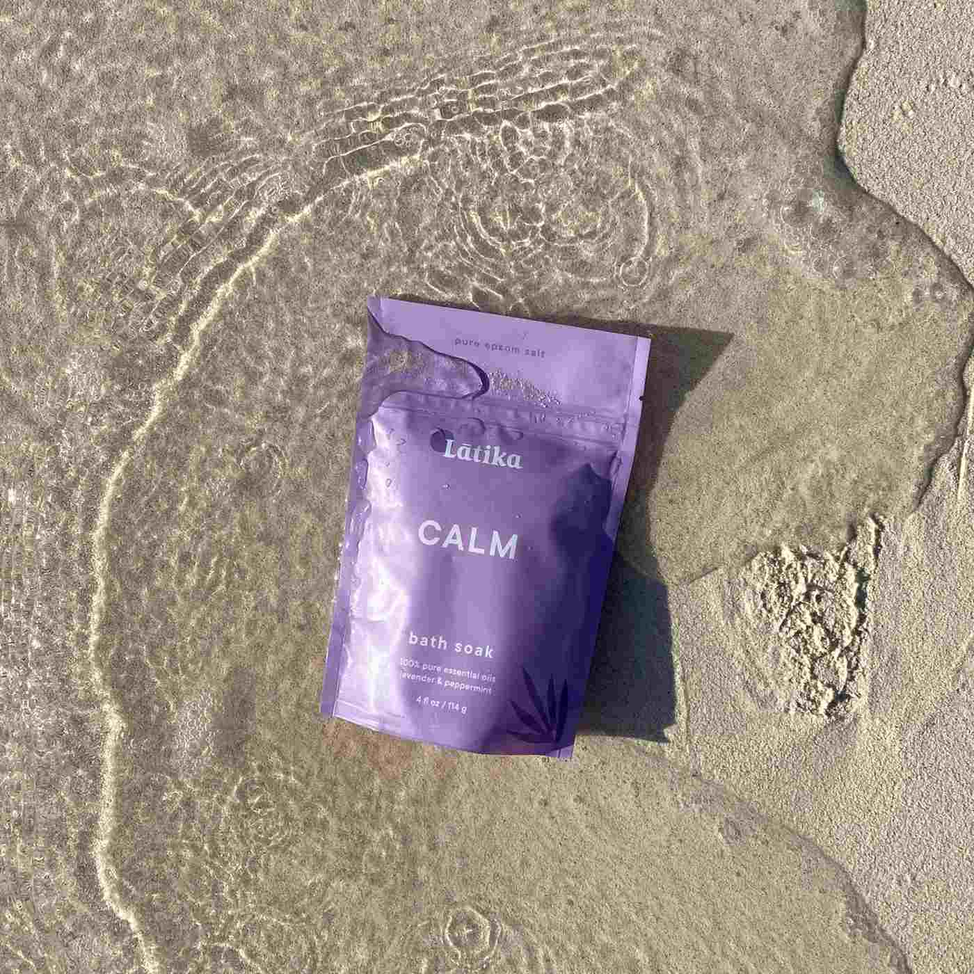 Latika Body Essentials Calm Salt Bath Soak Made With Pure Essential Oils; image 3 of 4