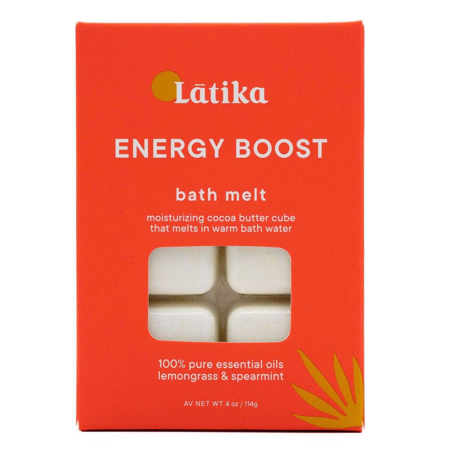 Latika Body Essentials Energy Boost Buttery Bath Melt with Essential
