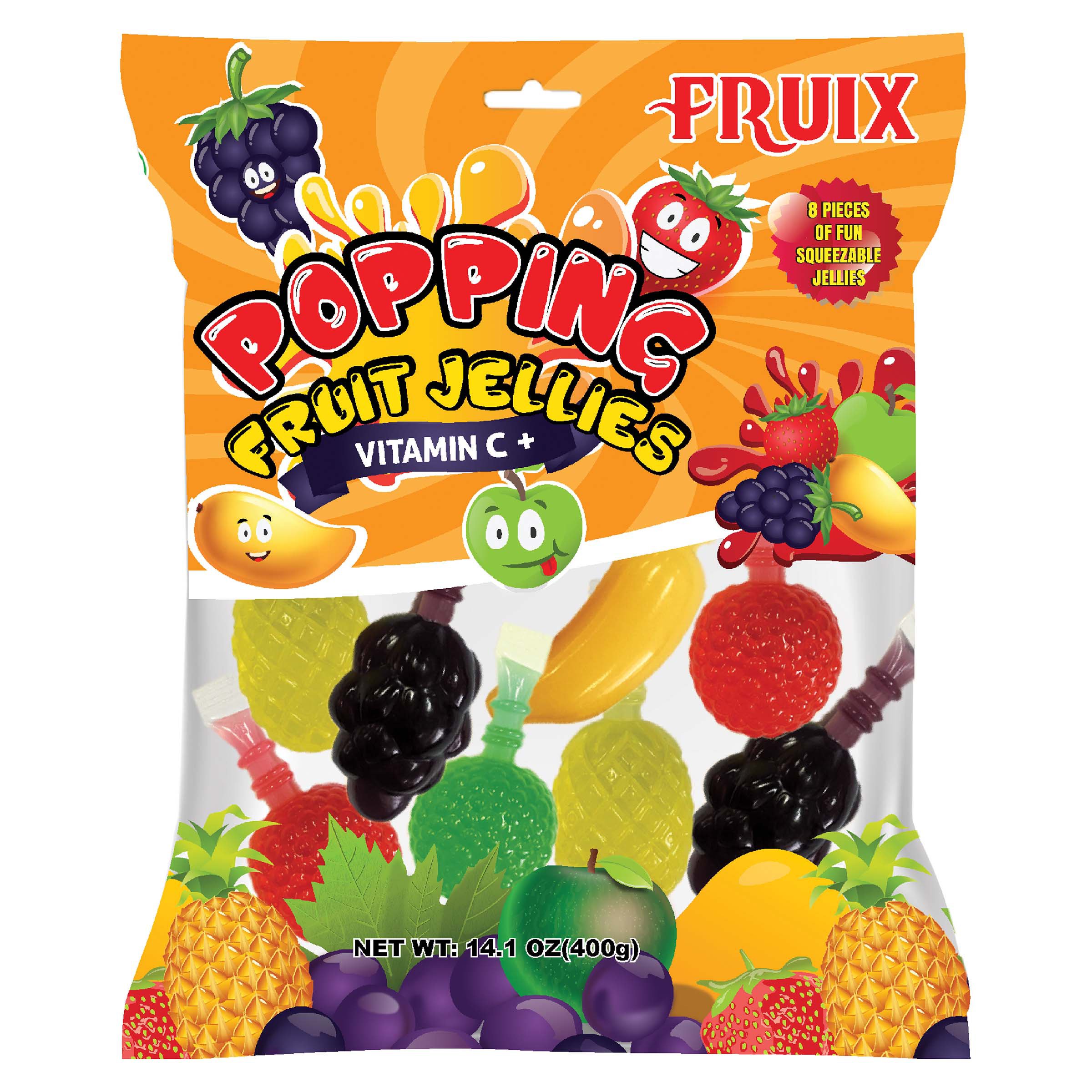 Fruix Popping Fruit Jellies with Vitamin C+
