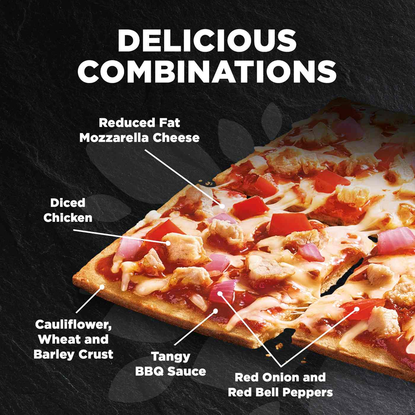 Healthy Choice Frozen Flatbread Pizza - BBQ-Seasoned Chicken; image 5 of 7