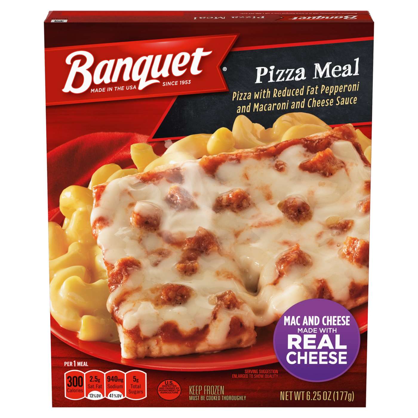 Banquet Pepperoni Pizza Frozen Meal; image 1 of 4
