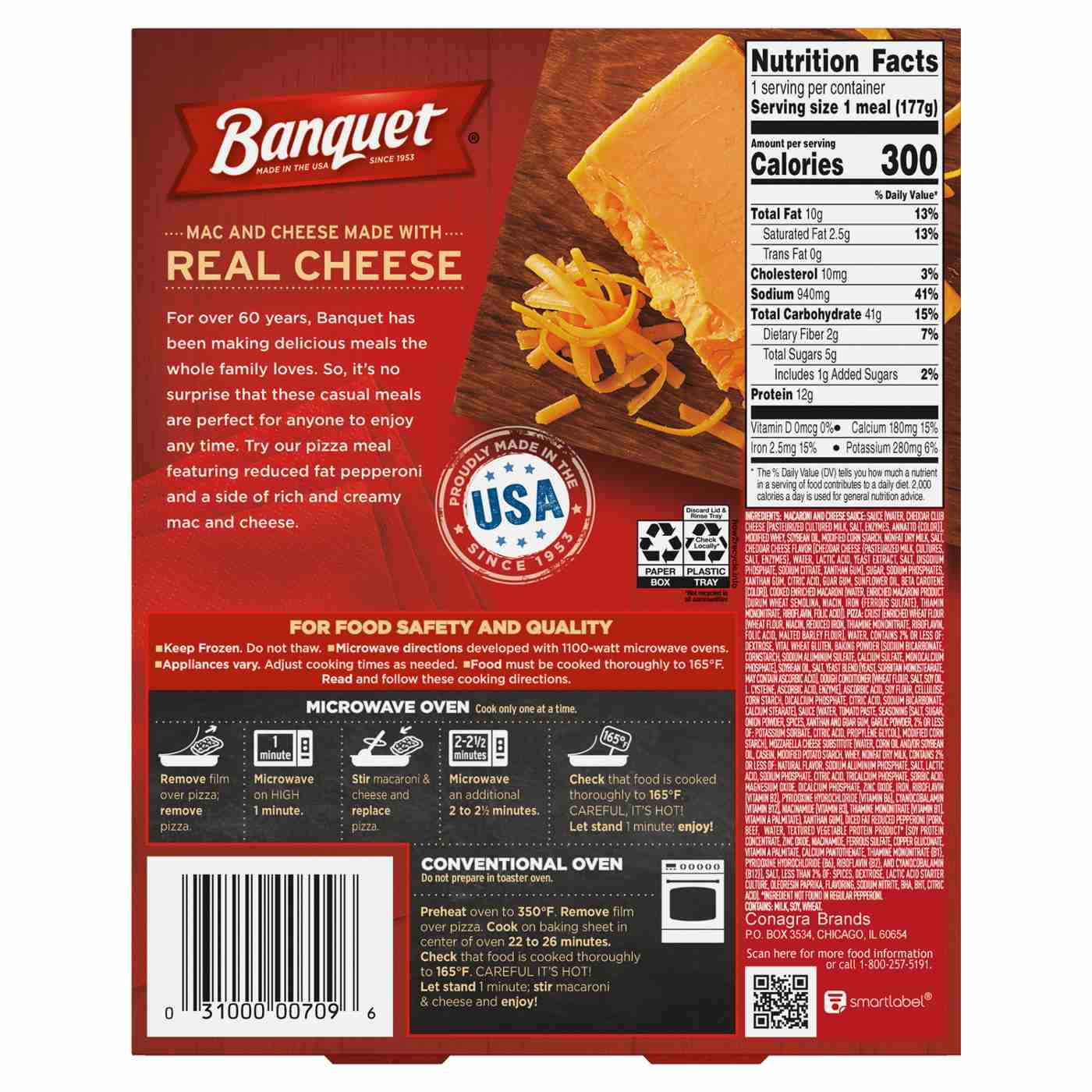 Banquet Pepperoni Pizza Frozen Meal; image 2 of 4