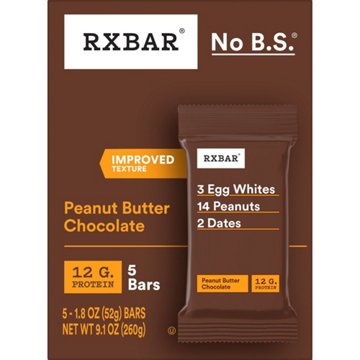 RXBAR 12g Protein Bars - Peanut Butter Chocolate 