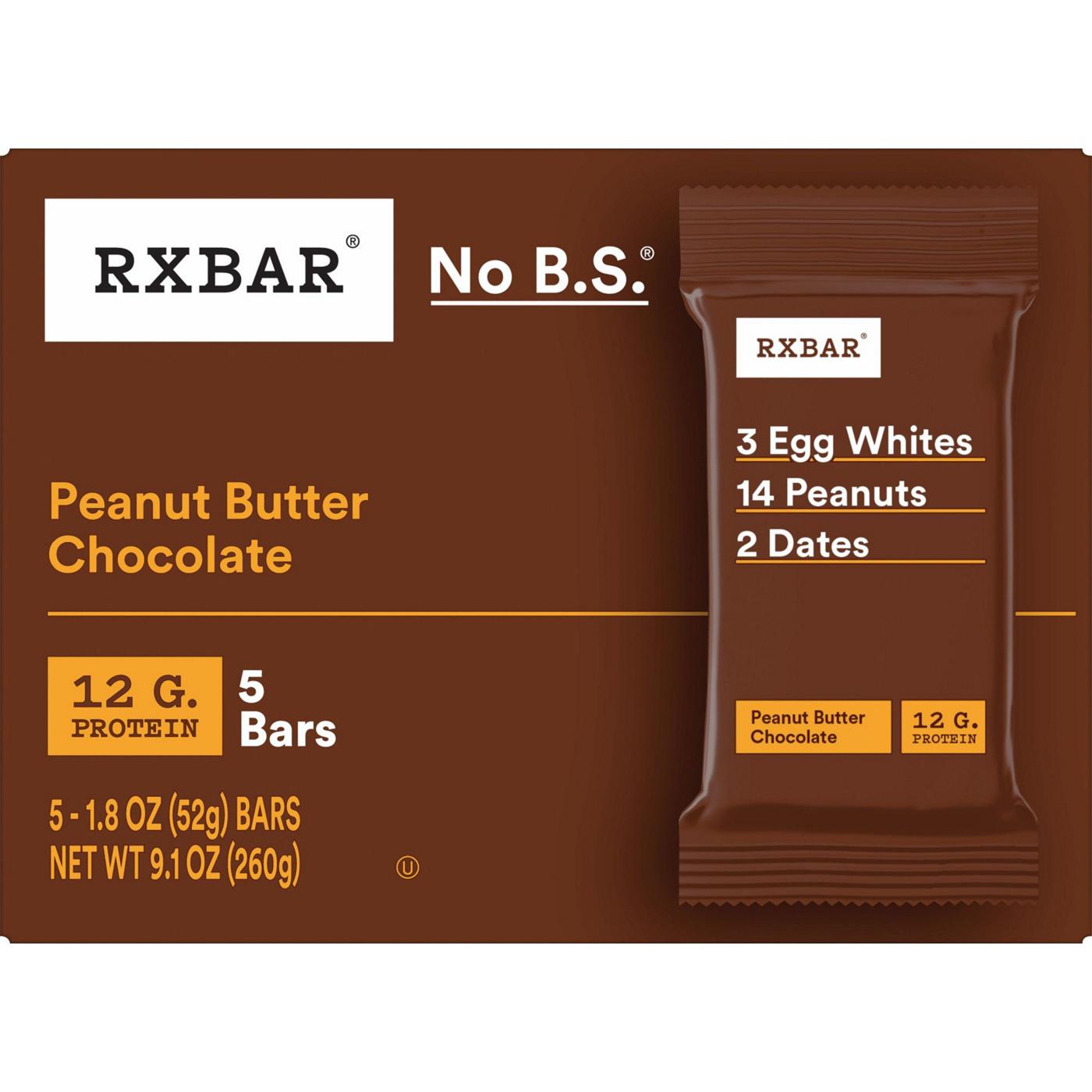 RXBAR Peanut Butter Chocolate Protein Bars; image 2 of 3