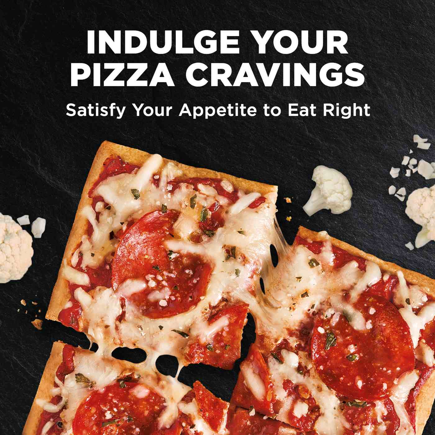 Healthy Choice 18g Protein Cauliflower Frozen Flatbread Pizza Turkey