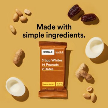 RXBAR 12g Protein Bars - Peanut Butter