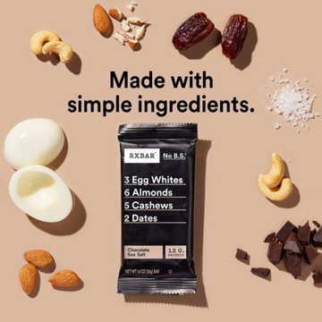 RXBAR 12g Protein Bars - Chocolate Sea Salt