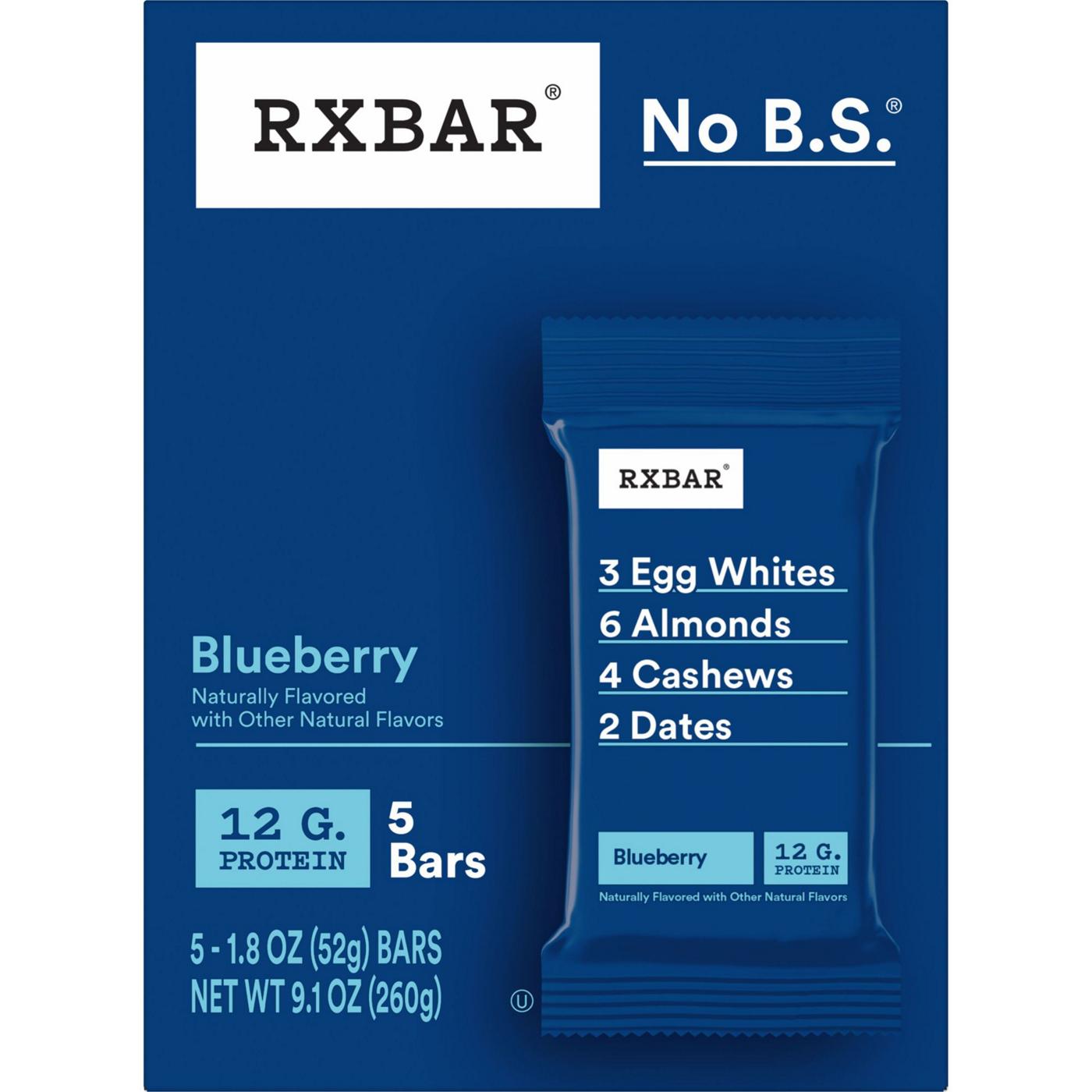 RXBAR Blueberry Protein Bars; image 1 of 3