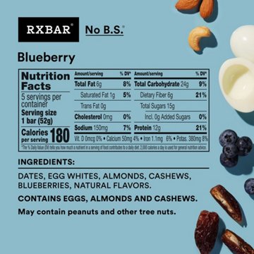 RXBAR 12g Protein Bars - Blueberry