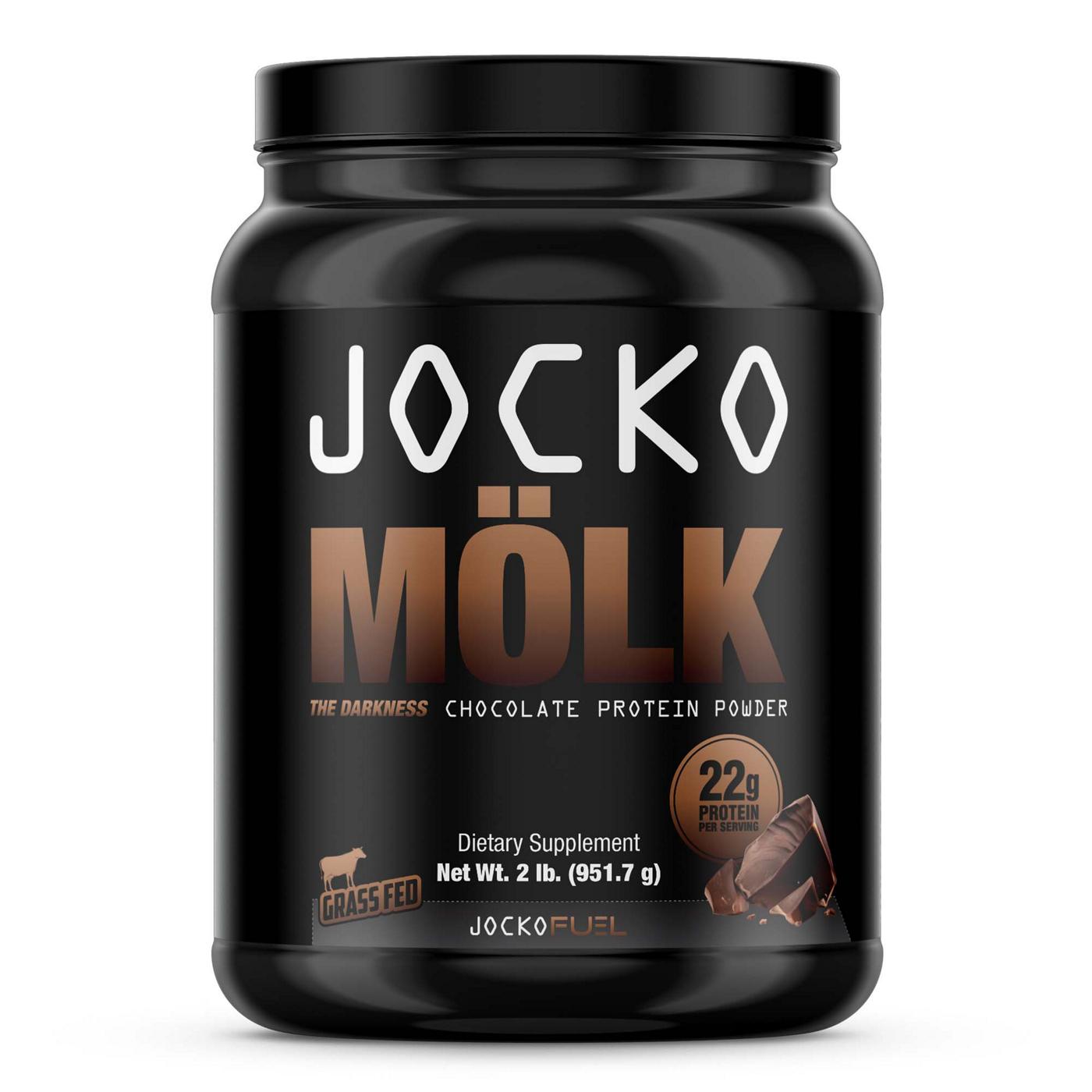 Jocko Molk The Darkness Protein Powder - Chocolate; image 1 of 3