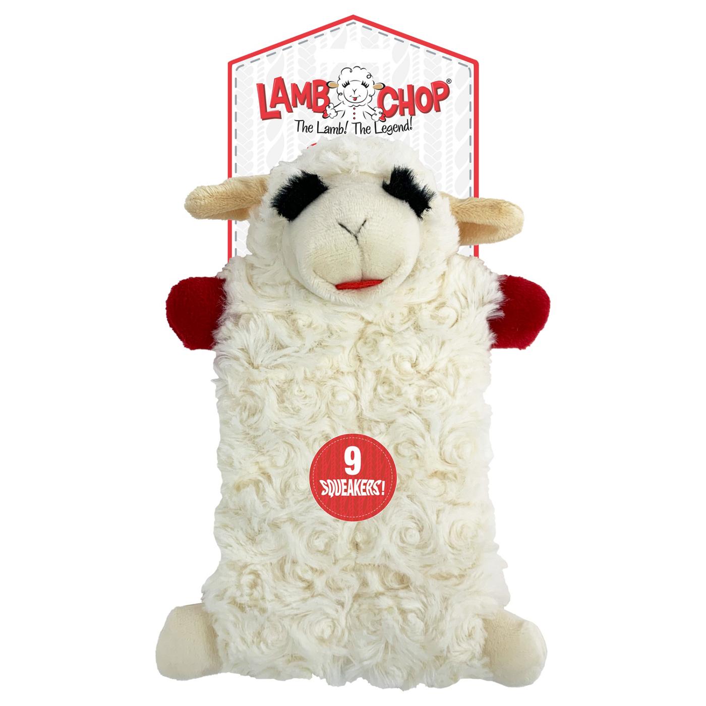 Multipet Lamb Chop Dog Toy, 10 inch Toy