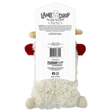 Multipet 9 Inch Lamb Chop Squeaker Mat Dog Toy