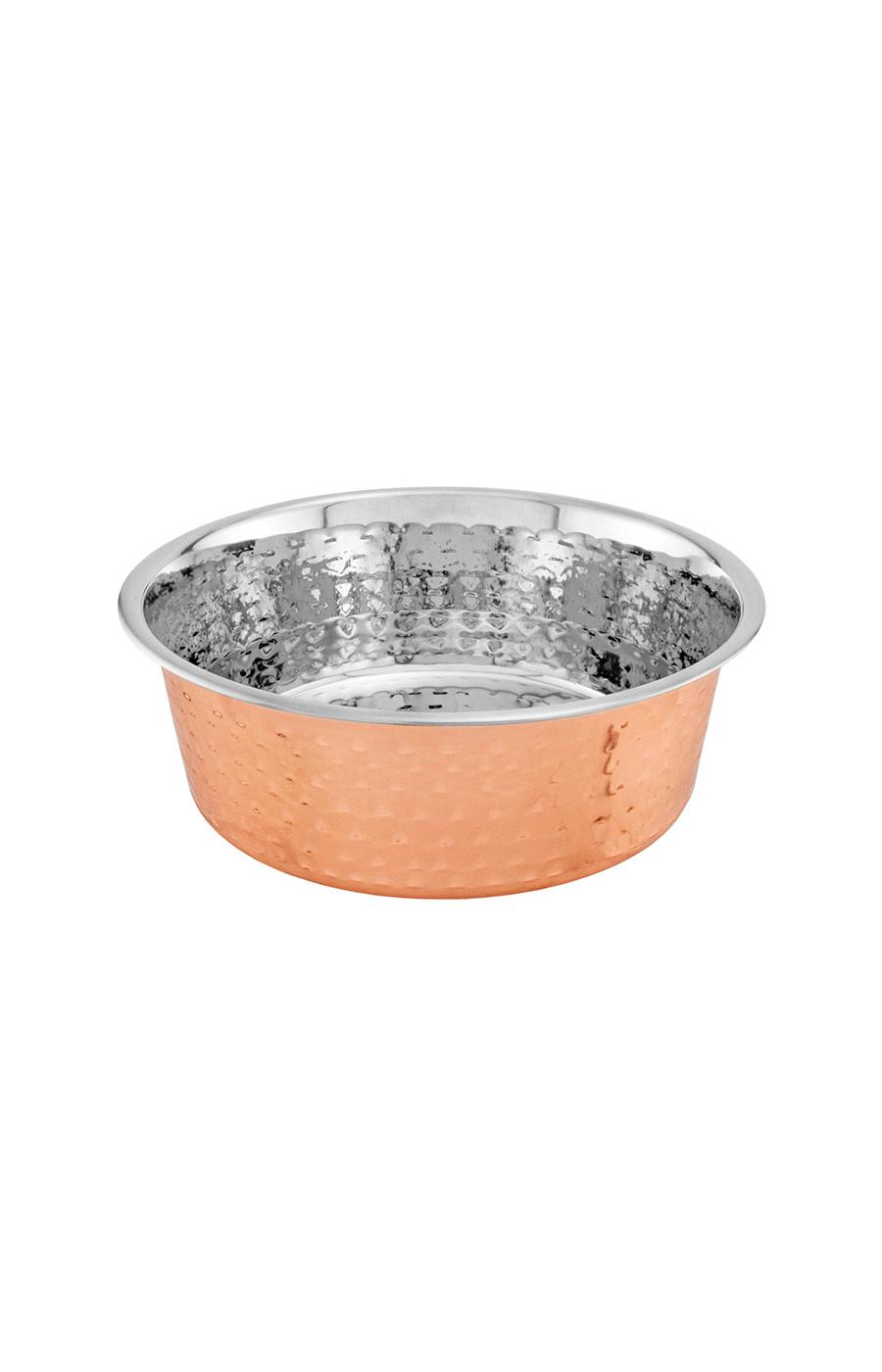 Ruffin' It 1 Quart Copper Non-Skid Stainless Steel Pet Bowl; image 1 of 2