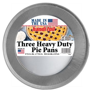 Handi-Foil Heavy Duty Pie Pans, 3 pk, 8.75"
