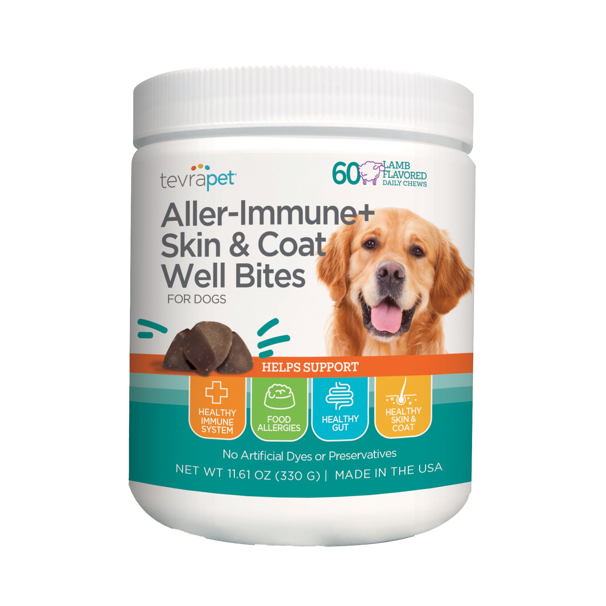 Tevra Pet AllerImmune Skin & Coat Well Bites Dog Chews Shop Dogs at