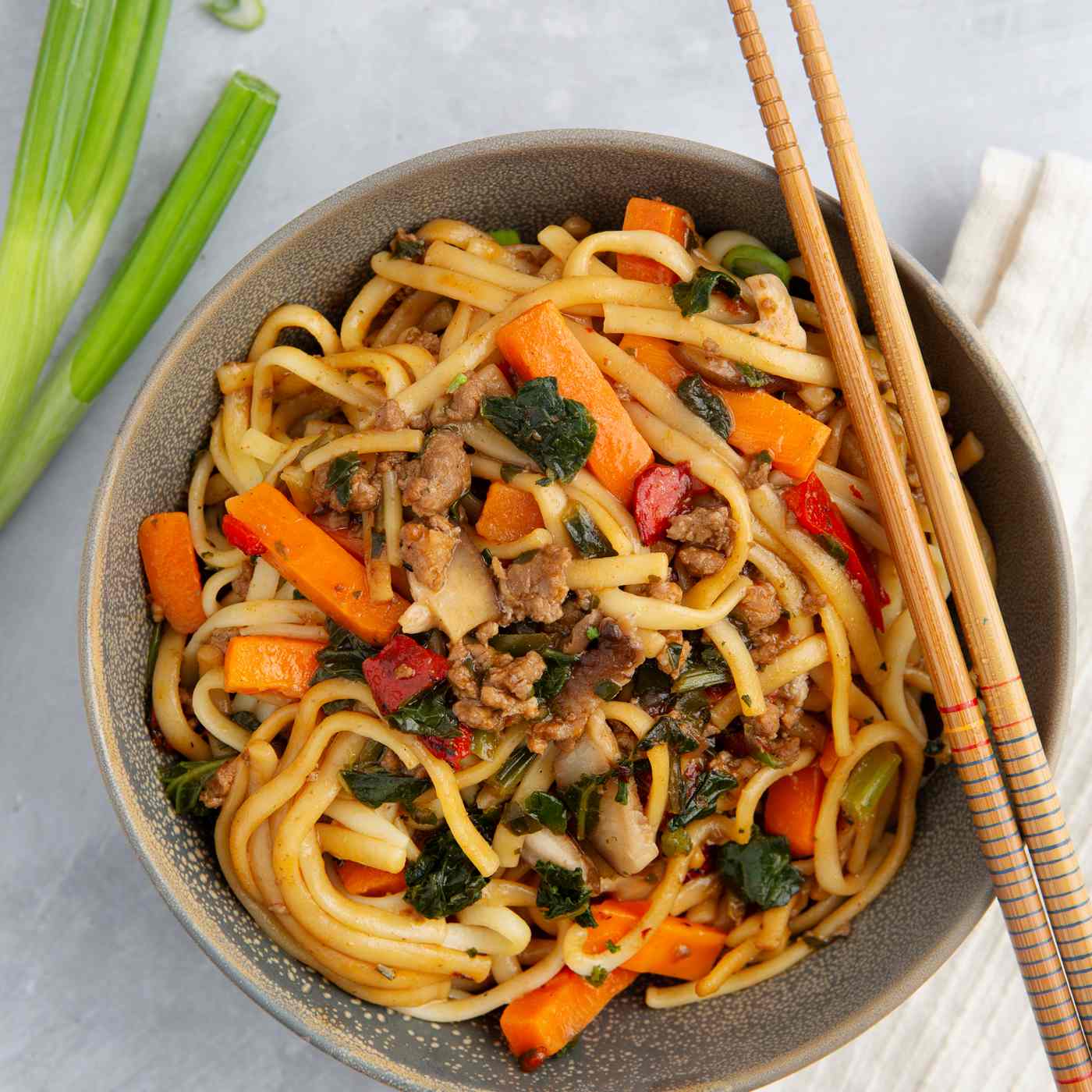 InnovAsian Yakisoba Pork Noodle Bowl; image 2 of 2