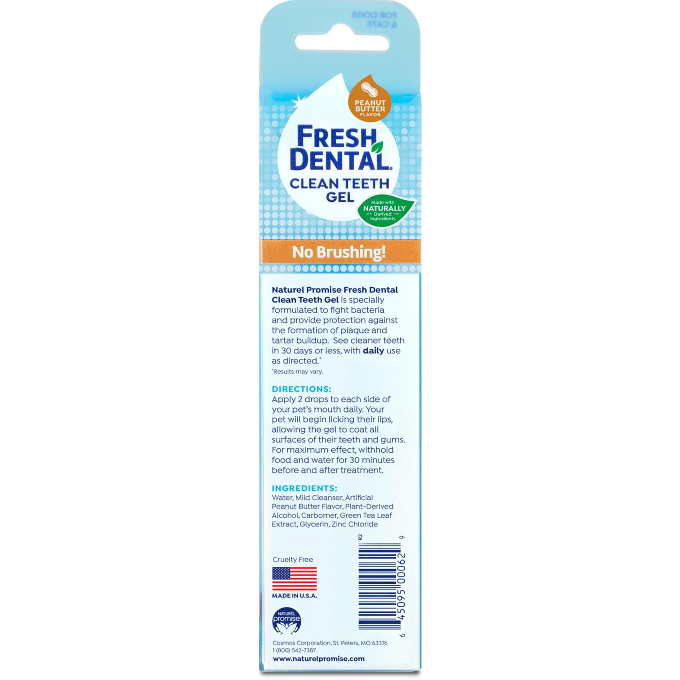 Naturel Promise Fresh Dental Clean Teeth Gel for Dogs Shop Healthcare