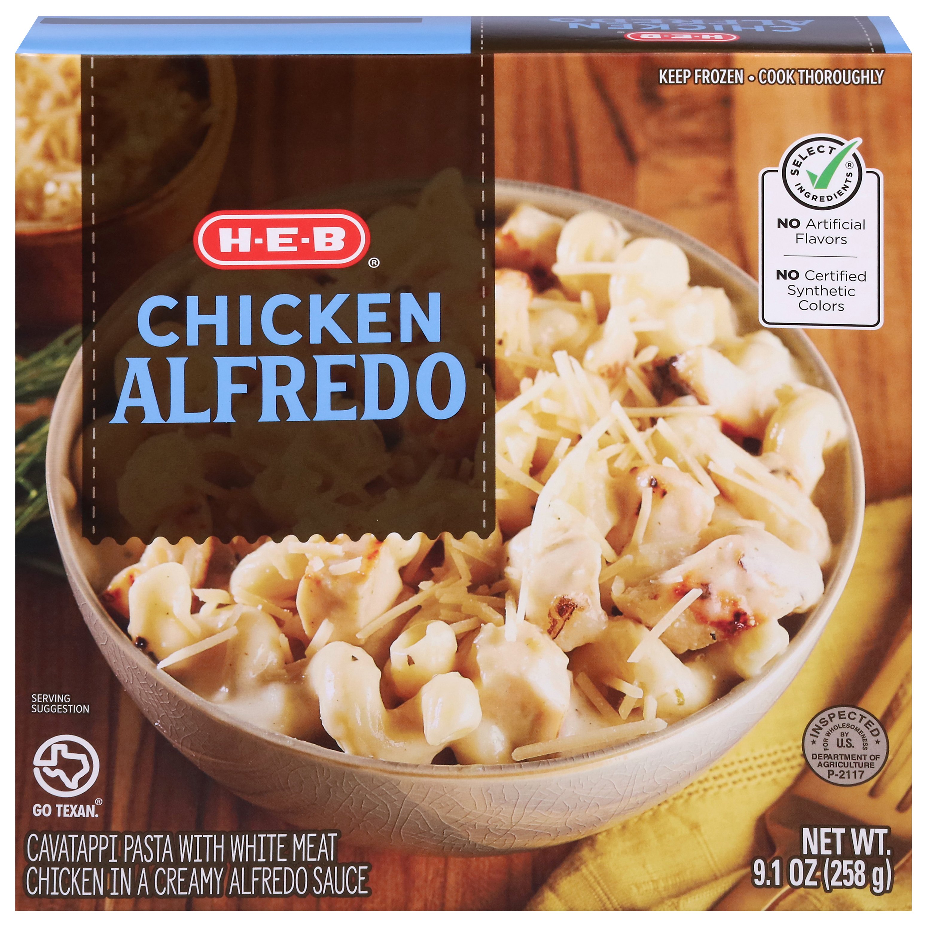 HEB Chicken Alfredo Bowl Shop Meals & Sides at HEB
