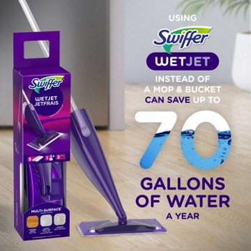 Swiffer WetJet Antibacterial Fresh Citrus Floor Cleaner, 42.2 oz