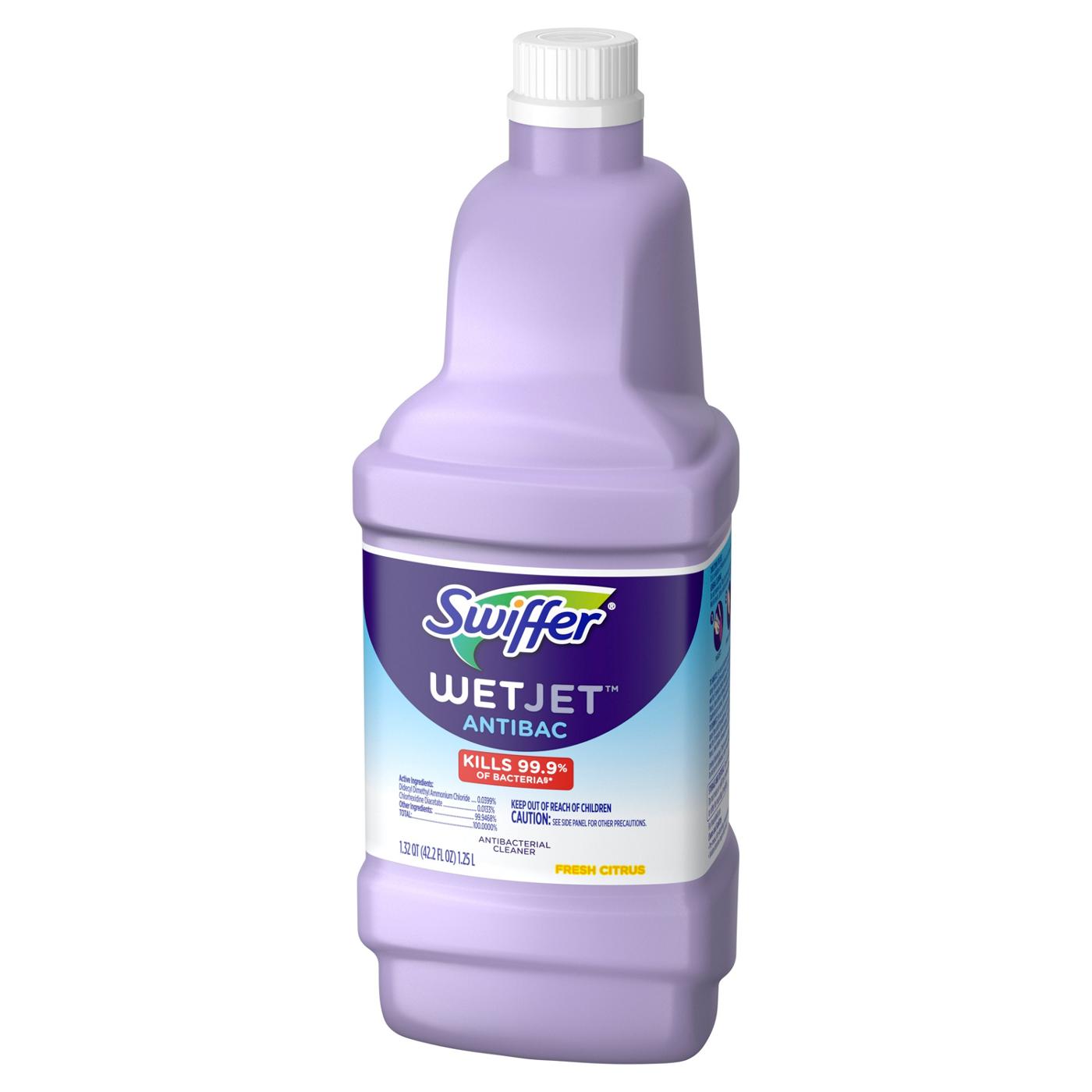 Swiffer WetJet Antibacterial Fresh Citrus Floor Cleaner; image 7 of 7