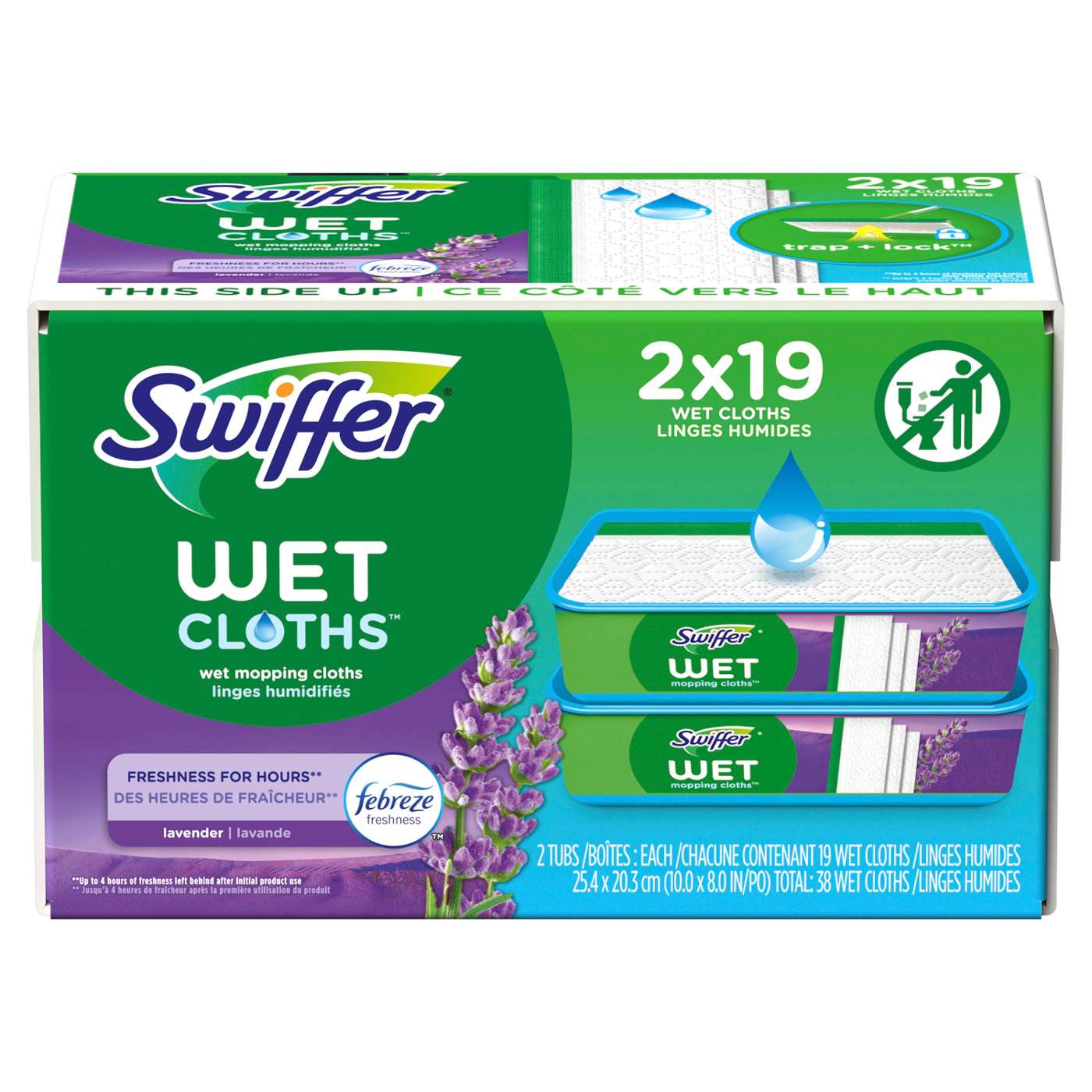 Swiffer Lavender Febreze Wet Mopping Cloth Refills; image 6 of 10