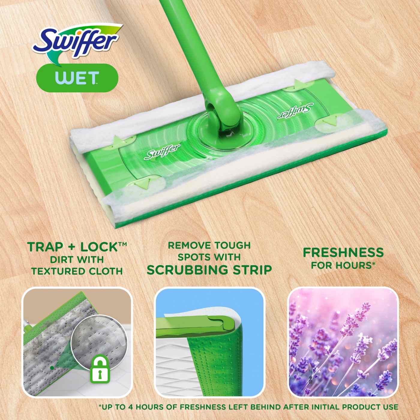 Swiffer Lavender Febreze Wet Mopping Cloth Refills; image 7 of 10