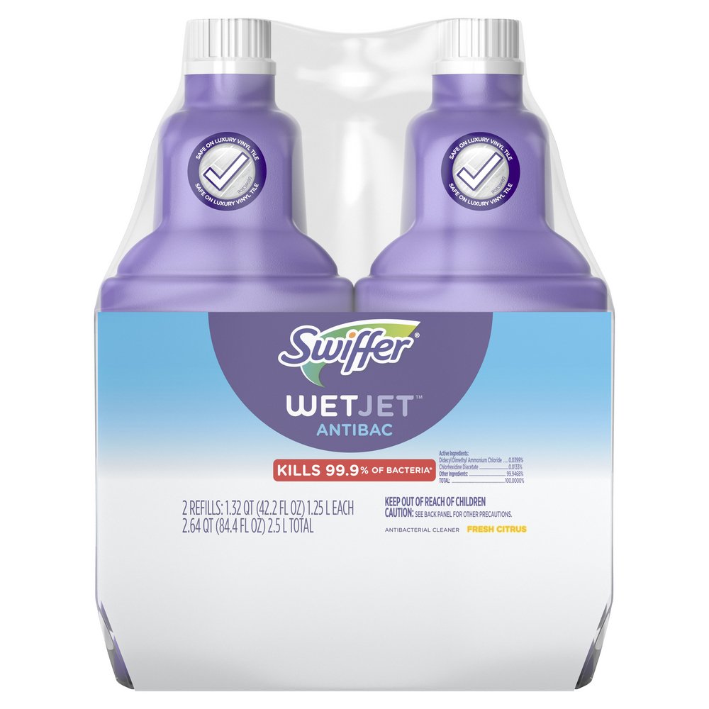 Swiffer WetJet Antibacterial Fresh Citrus Cleaner - Shop Mops at H-E-B