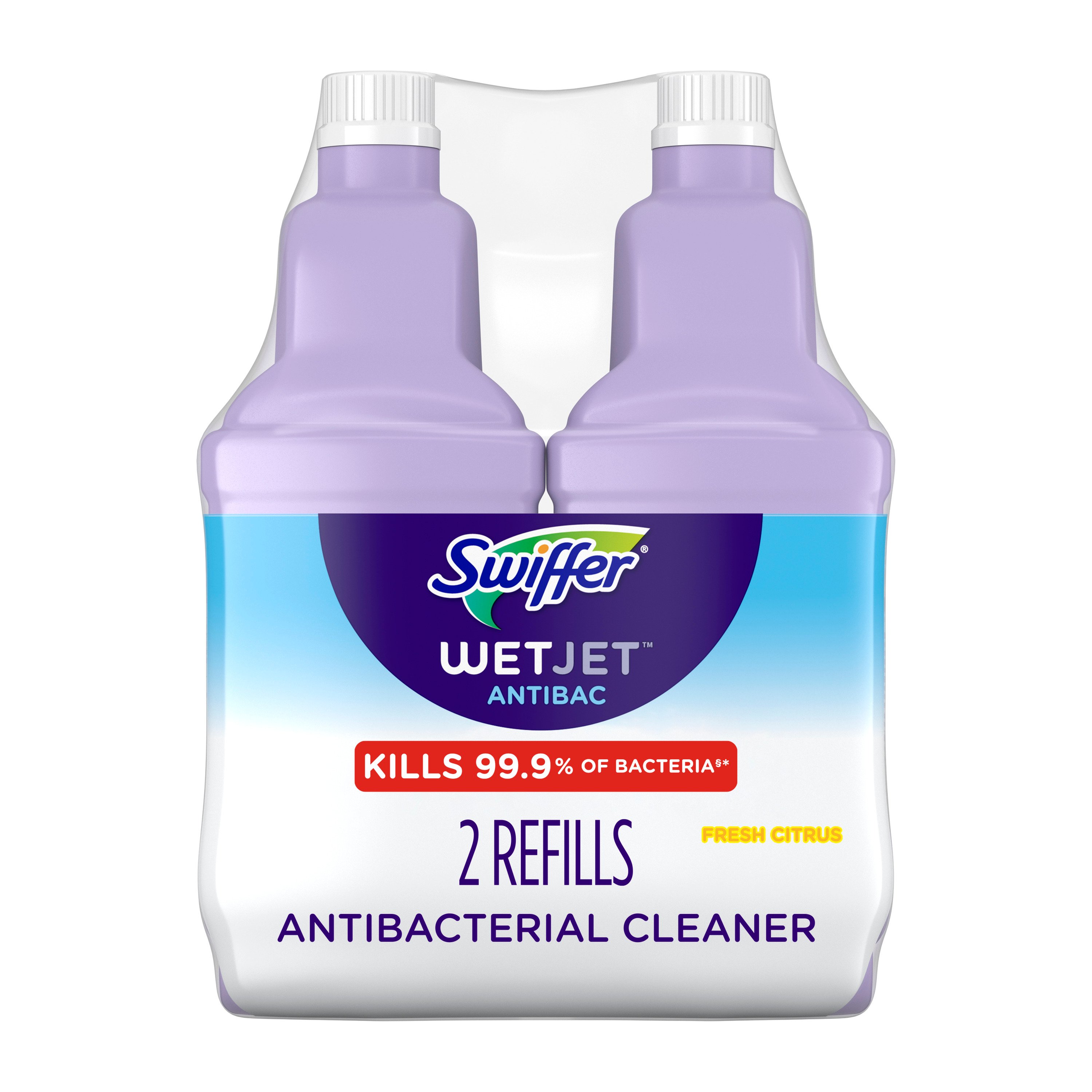 Swiffer WetJet Antibacterial Fresh Citrus Cleaner - Shop Mops at H-E-B
