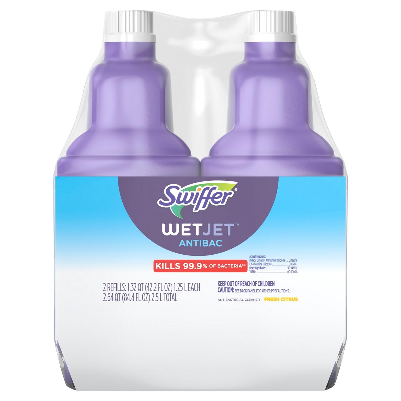 Swiffer WetJet Antibacterial Fresh Citrus Cleaner Shop Mops at HEB