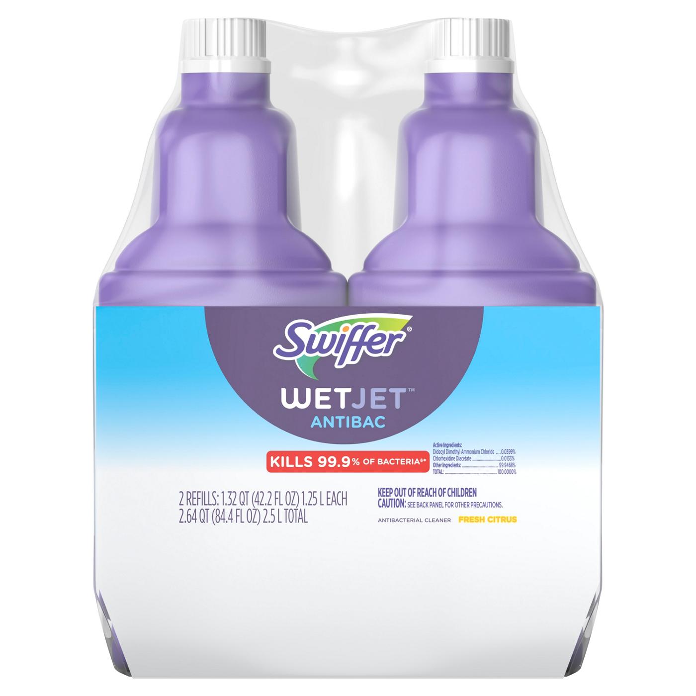 Swiffer WetJet Antibacterial Fresh Citrus Cleaner; image 2 of 3