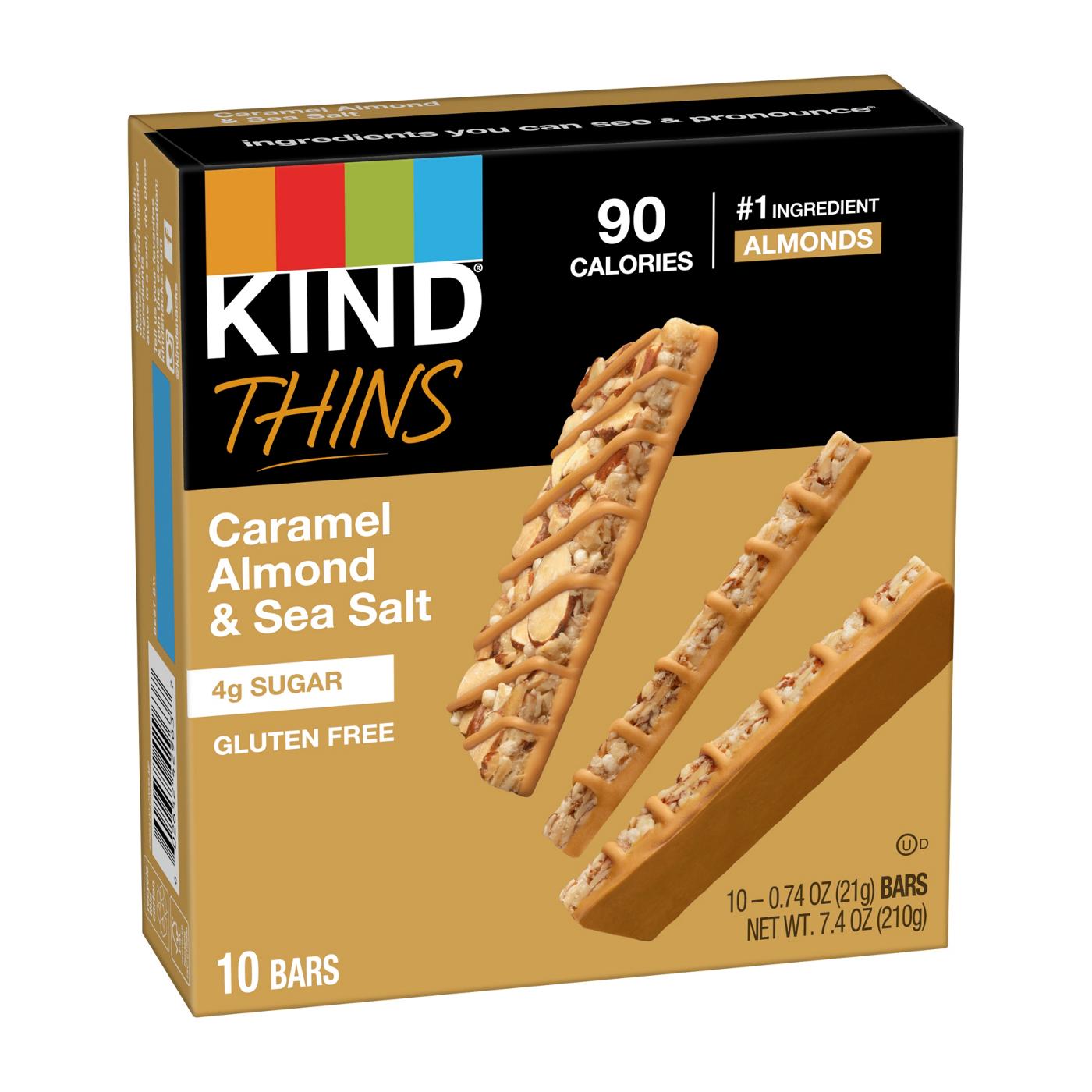 Kind Thins Snack Bars - Caramel Almond & Sea Salt; image 1 of 3