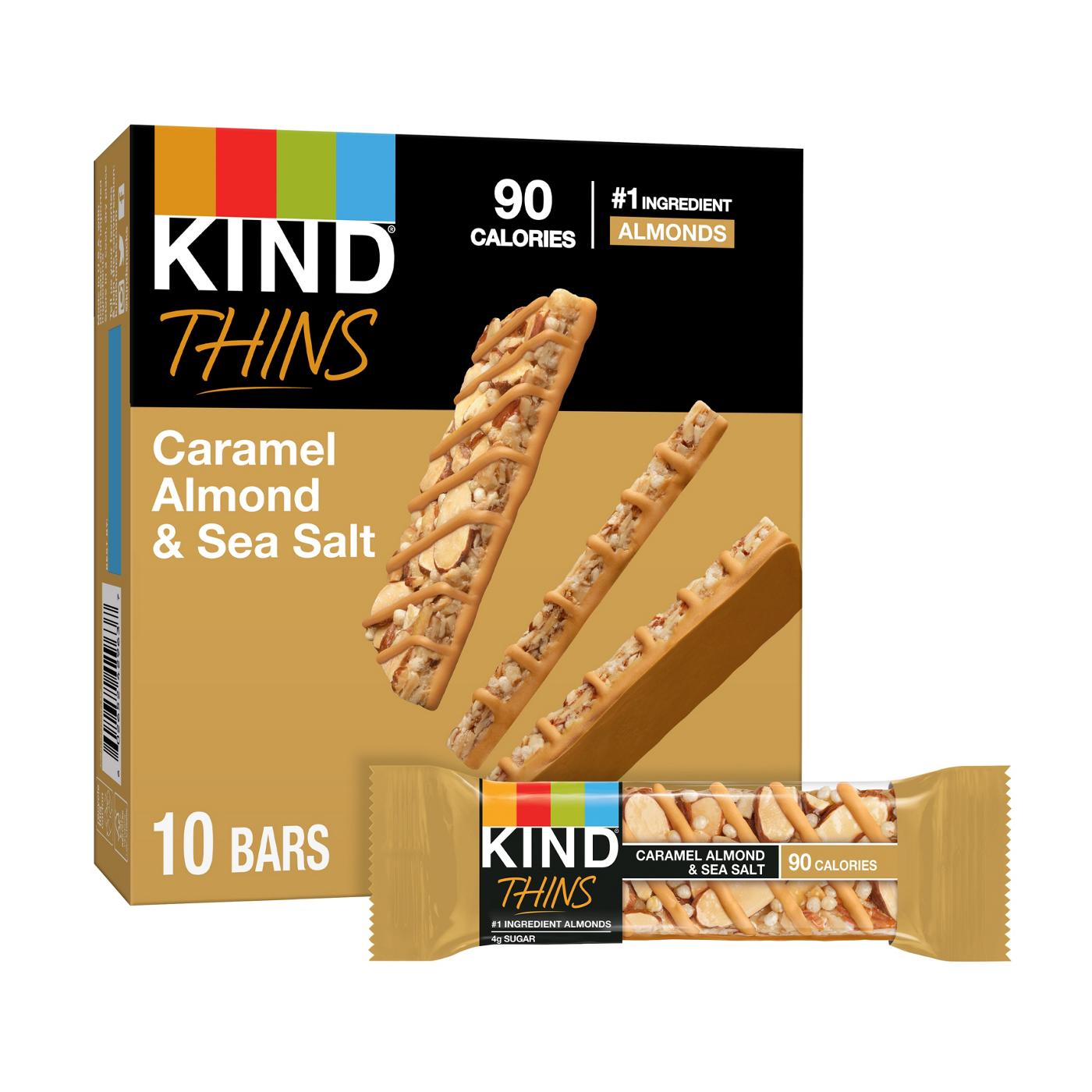 Kind Thins Snack Bars - Caramel Almond & Sea Salt; image 2 of 3