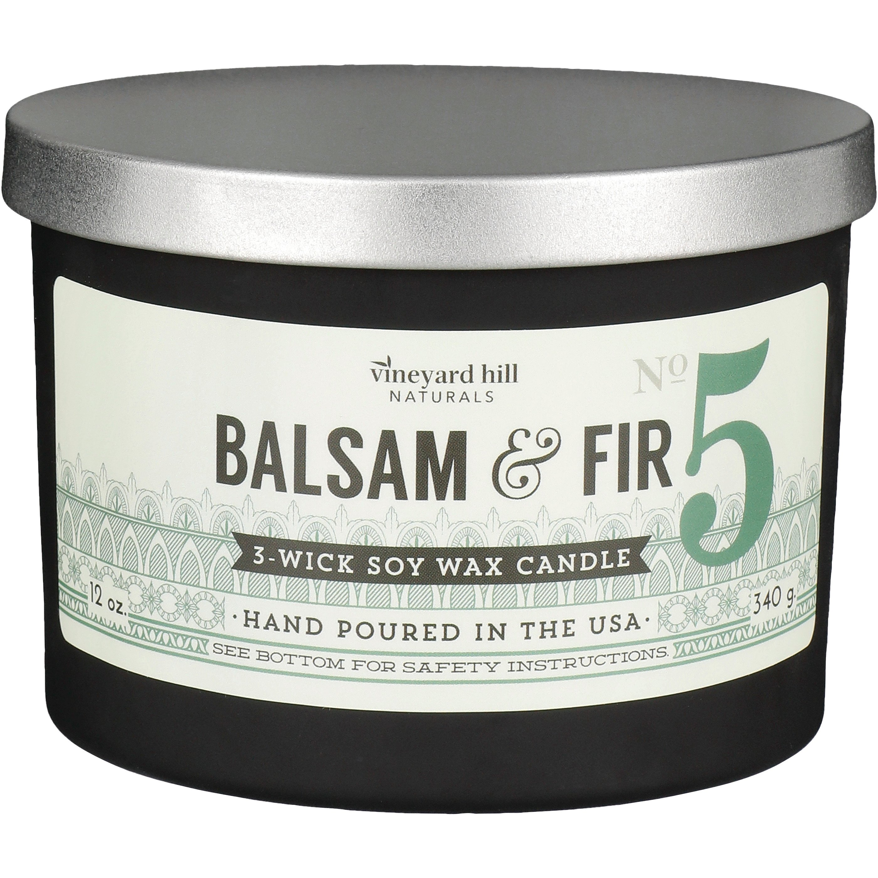 Vineyard Hill Naturals Blossom & Fir Scented Soy Candle Shop Candles