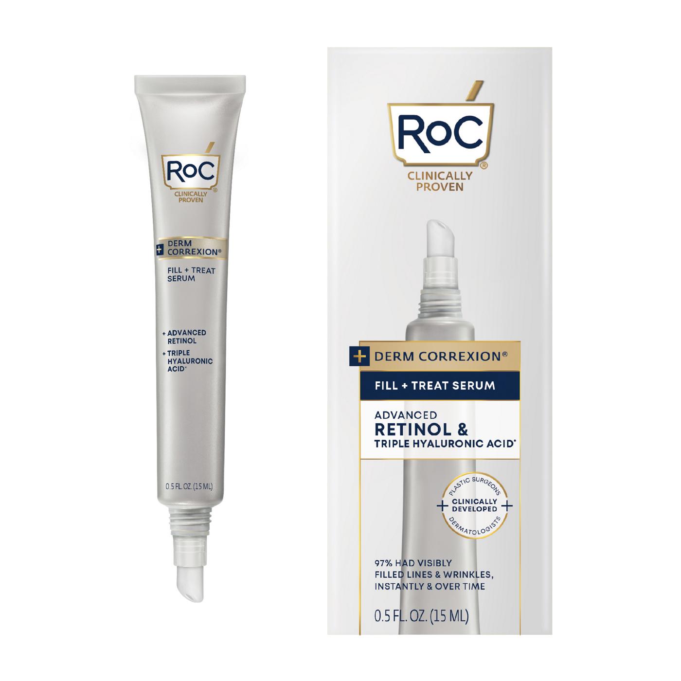 RoC Derm Correxion Advanced Retinol + Triple Hyaluronic Acid Serum; image 4 of 5