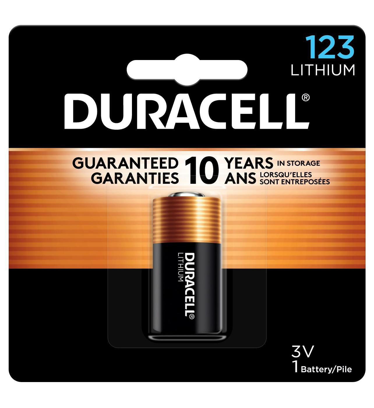 Duracell 123 3V Lithium Battery; image 1 of 3