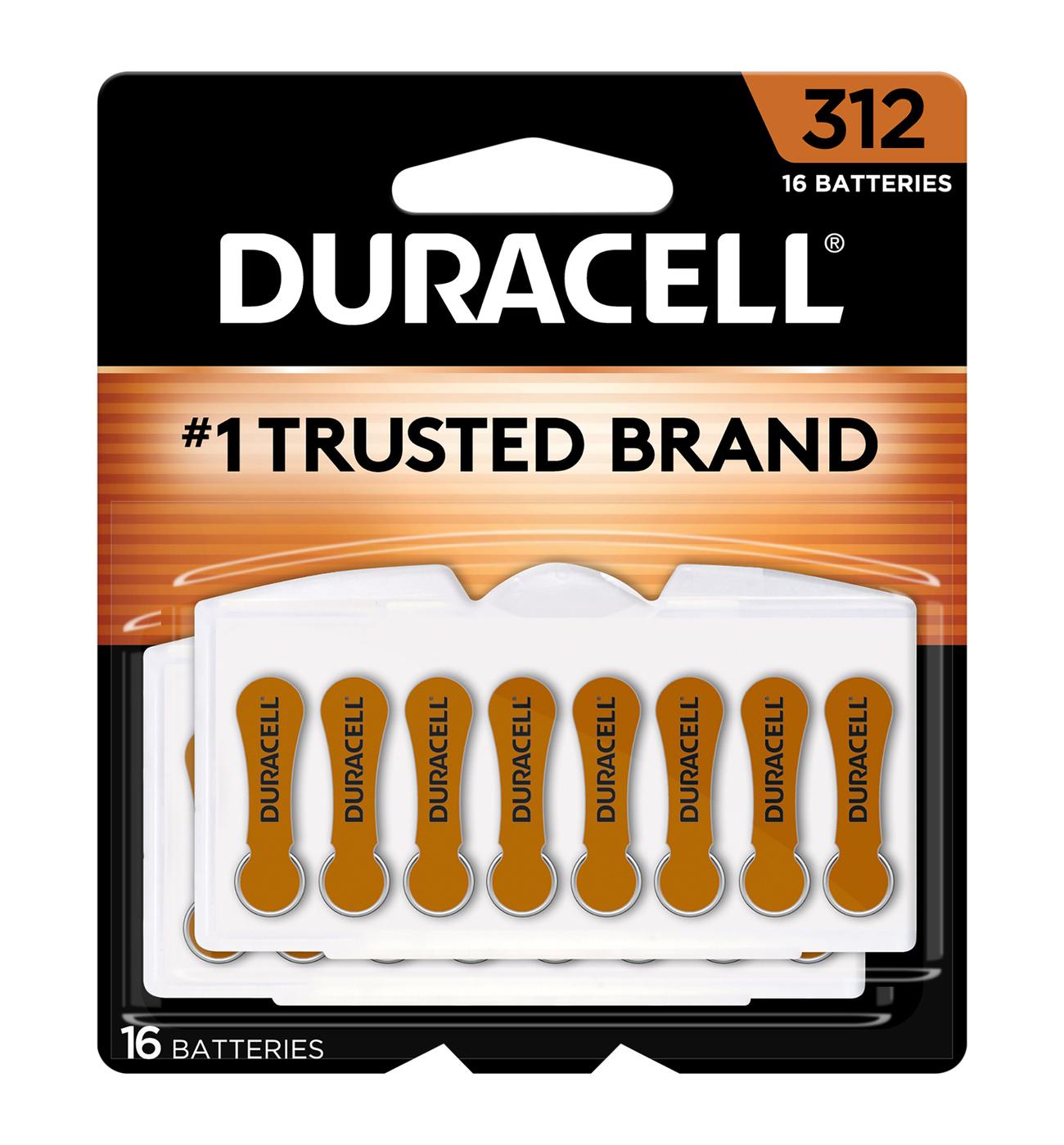 Duracell Size 312 Hearing Aid Batteries; image 1 of 6