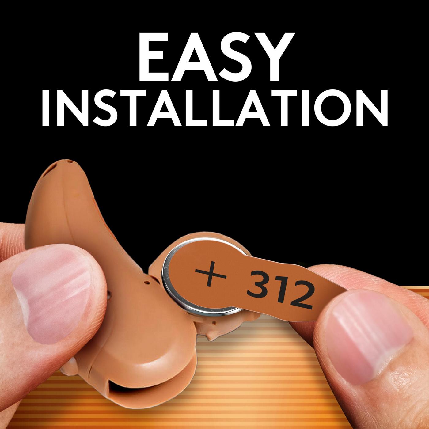 Duracell Size 312 Hearing Aid Batteries; image 4 of 5