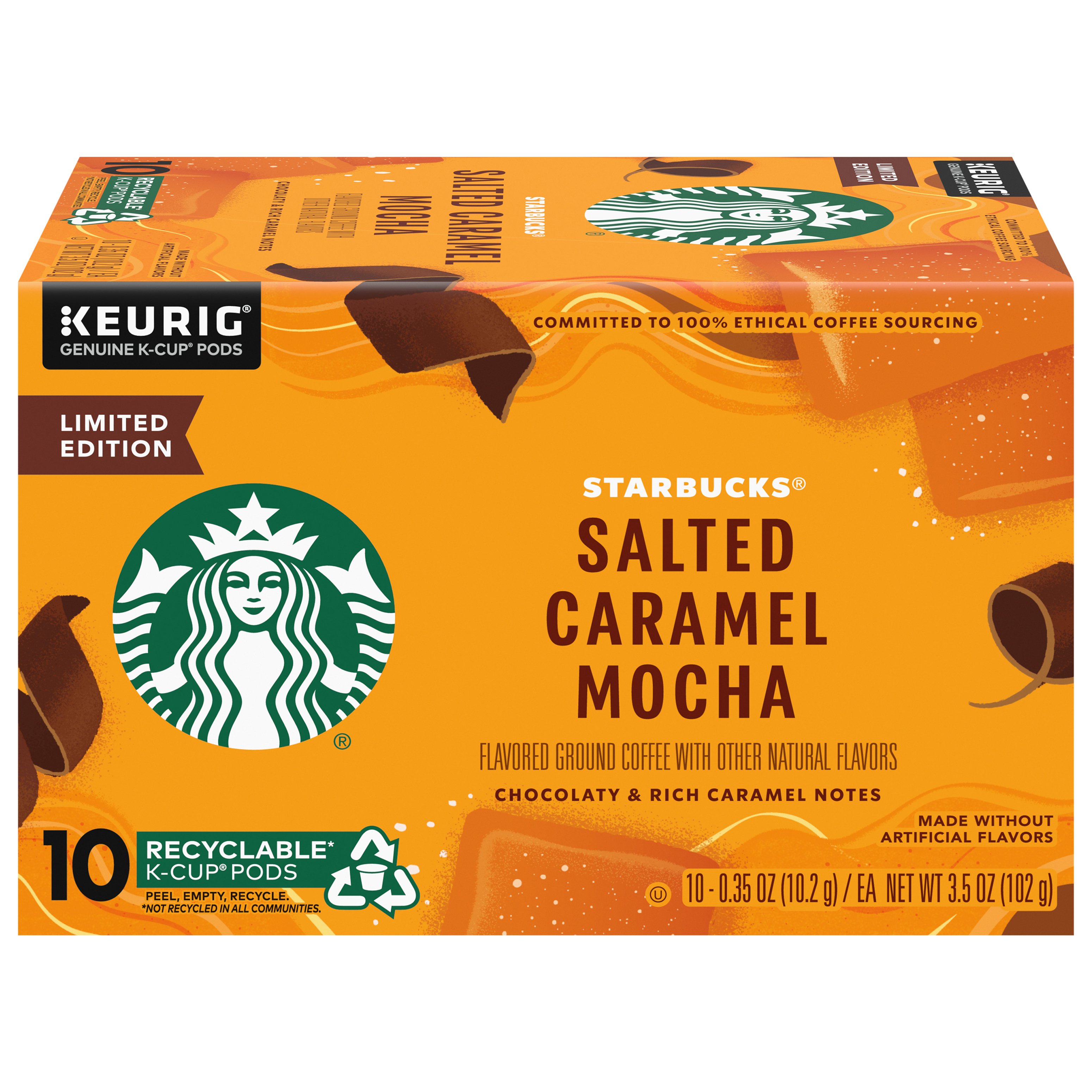 Starbucks caramel clearance k cup nutrition