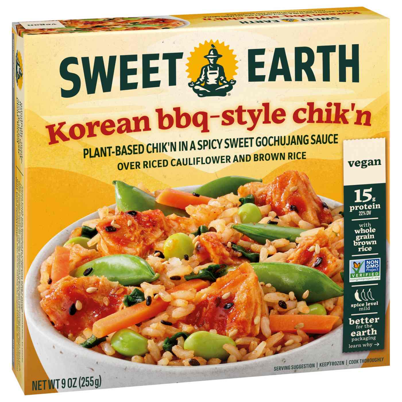 Sweet Earth Korean BBQ-Style Chik'n Frozen Meal; image 1 of 8