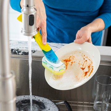 Scrub Daddy Self-Standing Soap Dispensing Dishwand