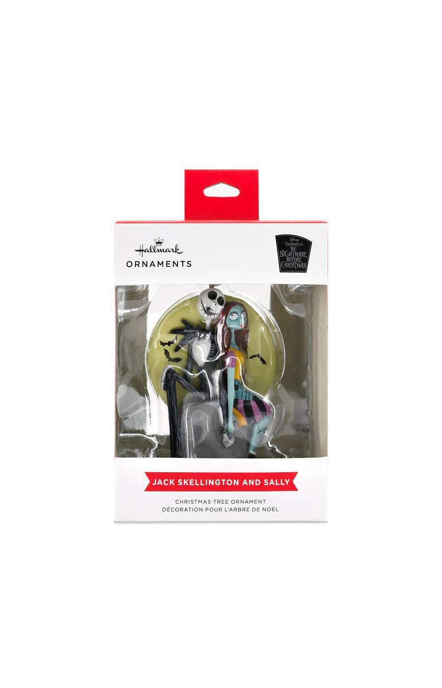 Hallmark The Nightmare Before Christmas Jack Skellington & Sally Christmas Ornament; image 3 of 3