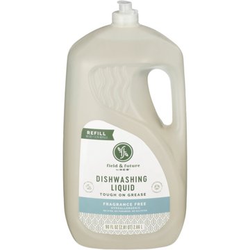 Field & Future by H-E-B Dishwashing Liquid Refill - Fragrance Free, 90 oz