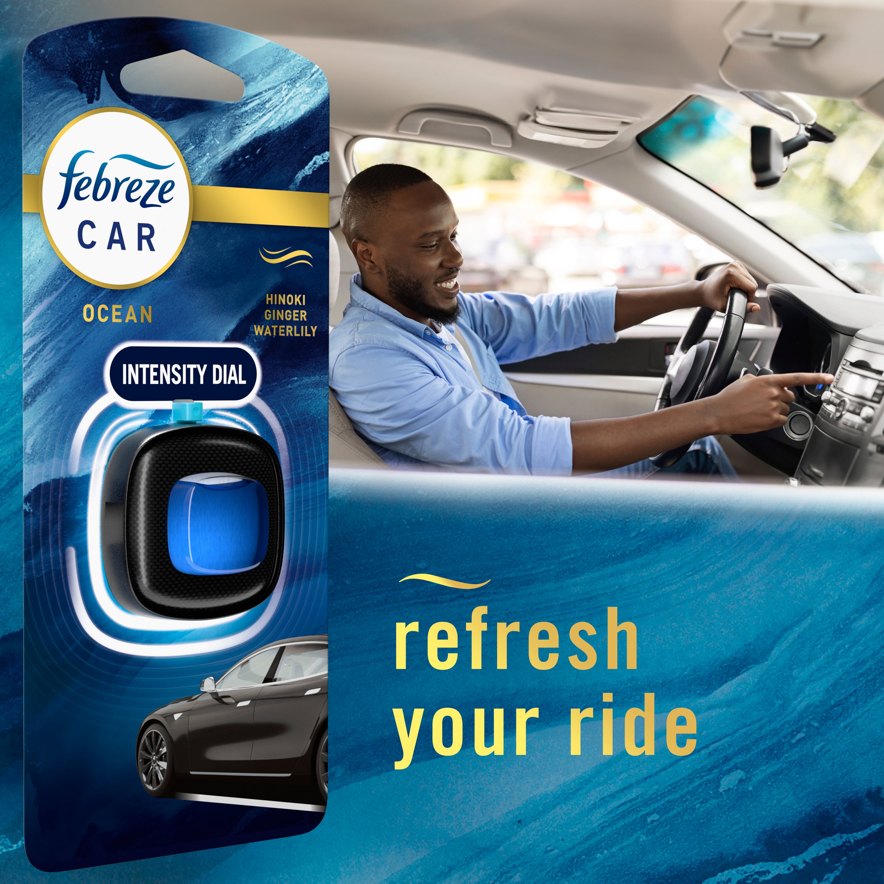 Febreze Car Ocean Air Freshener Vent Clips - Shop Air Fresheners at H-E-B