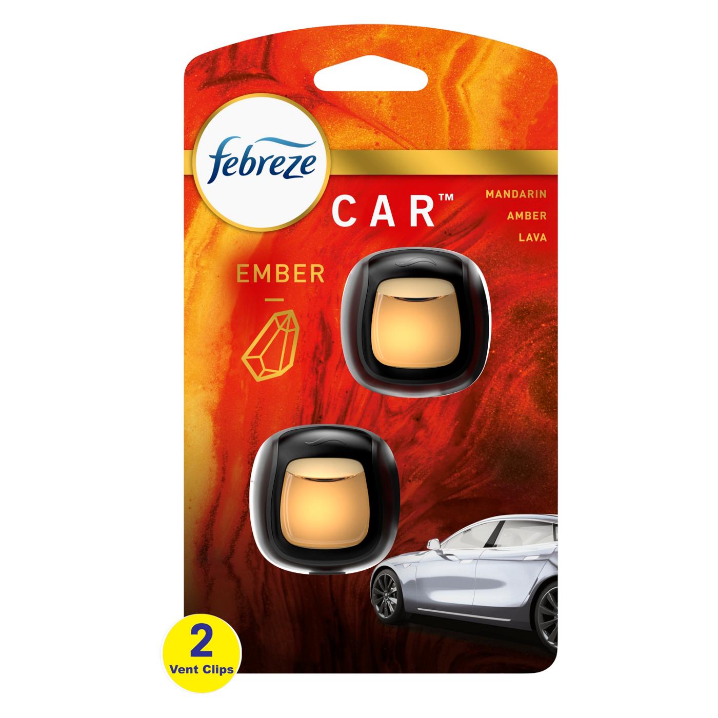 Febreze Car Ember Air Freshener Vent Clips Shop Air Fresheners