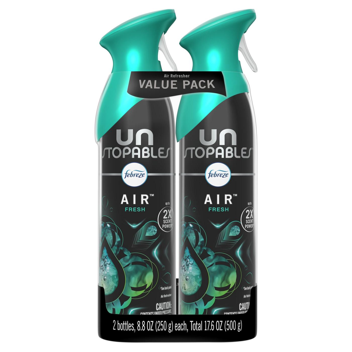 Febreze Unstopables Air Fresh Odor-Eliminating Spray Value Pack; image 1 of 6