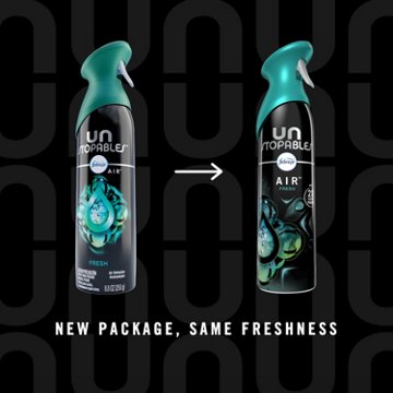 FEBREZE Unstopables Air Effects Odor-Fighting Air Freshener Fresh - Aerosol Can, 16.2oz