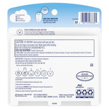 Febreze Plug In Air Freshener Odor-Fighting Scented Oil Refill, 2 ct