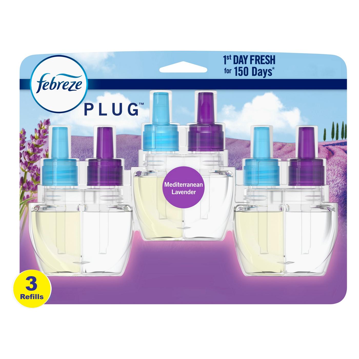 FEBREZE Plug Mediterranean Lavender Scented Oil Refills; image 1 of 7